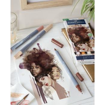 Faber-Castell Goldfaber Aqua Dual Marker 6er Etui Portrait